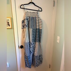 Universal Thread Blue and White Gingham Skirt